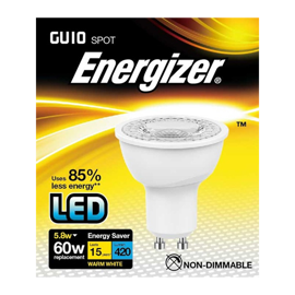 Energizer GU10 LED spotlight 5,8W 420 lumen (60W)